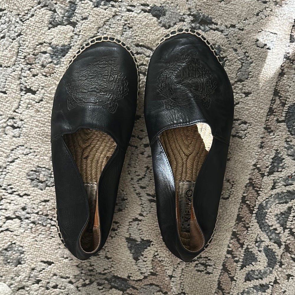Black Espadrille Flats